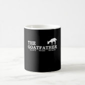 Mens Goat Far Pet Lover Fars Day Kaffeetasse (Mittel)