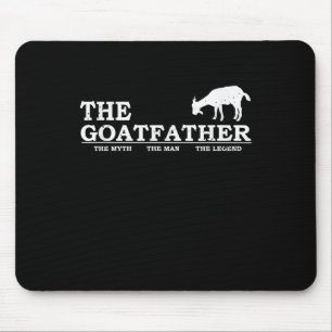 Mens Goat Far Pet Lover Fars Day Mousepad
