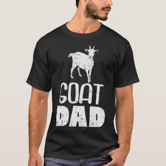 Mens Goat Vater Farm Tierland Bauer T-Shirt