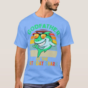 Mens Godvater vom Hai Geburtstag Matching Fami T-Shirt