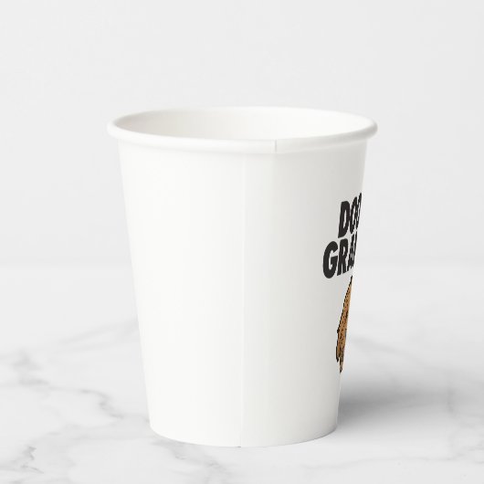 Mens Goldendoodle Grandpa Doodle Papa Niedliches G Pappbecher (Rechts)