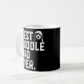 Mens Goldendoodle Vater Bester Doodle Vater je Kaffeetasse (Vorderseite Links)