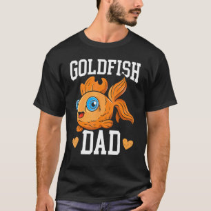 Mens Goldfish Vater Underwater Fish Aquarist Fishk T-Shirt