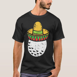 Mens Golf Ball Sombrero Cinco De Mayo Mexikanische T-Shirt