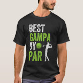 Mens Golf Best Gampa by Par Daddy Golfer Vater T-Shirt (Vorderseite)