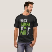 Mens Golf Best Gampa by Par Daddy Golfer Vater T-Shirt (Vorne ganz)