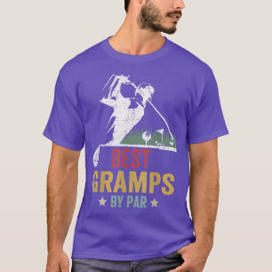 Mens Golf Best Gramps von Par Daddy Golfer Vater T-Shirt