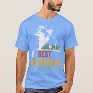 Mens Golf Best Grandad von Par Daddy Golfer Father T-Shirt