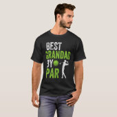 Mens Golf Best Grandad von Par Daddy Golfer Father T-Shirt (Vorne ganz)