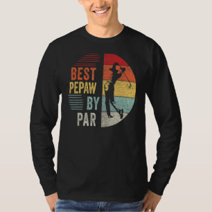 Mens Golf Best Pepe by Par Grandpa Golfer Vater' T-Shirt