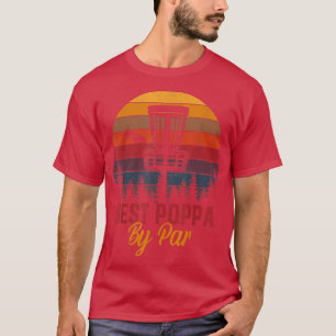 Mens Golf Best Poppa von Par Daddy Golfer Vater T-Shirt