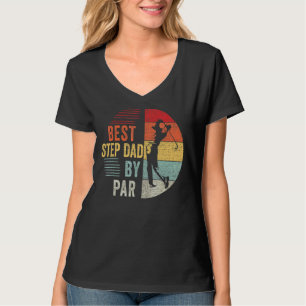Mens Golf Best Step Vater Par Daddy Golfer Vater T-Shirt