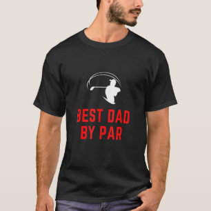 Mens Golf Vater Best Vater Par Golfspieler T-Shirt