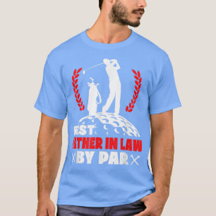 Mens Golfer Vater im Jurastudium Beste nach Par Go T-Shirt