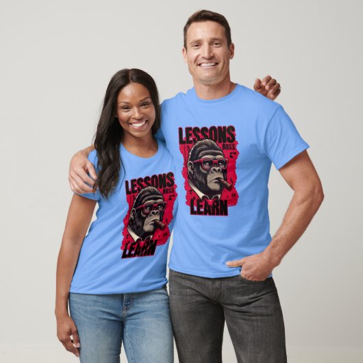 Men's Gorilla Boss Lessons Learn Basic T-Shirt (Unisex)
