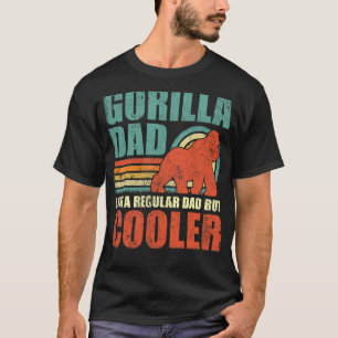 Mens Gorilla Vater wie ein regelmäßiger Vater, abe T-Shirt