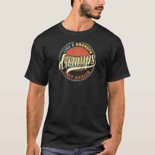 Mens Gramps Like A Grandpa Only Cooler Vintage Ret T-Shirt