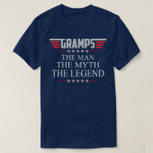 Mens Gramps The Man The Myth The Legend V2 Gramps T-Shirt (Design vorne)