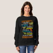 Mens Grampysaurus T Rex Dinosaur Grampy Saurus Fam Sweatshirt (Vorne ganz)