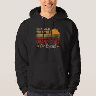 Mens Grand Typ The Man Myth Legend Retro Opa Hoodie
