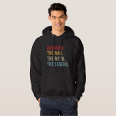 Mens GRANDPA DER MANN DER MYTH DER LEGENDE Männer Hoodie (Vorne ganz)