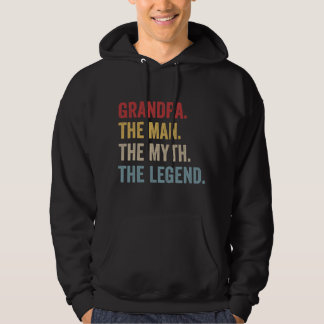Mens GRANDPA DER MANN DER MYTH DER LEGENDE Männer Hoodie
