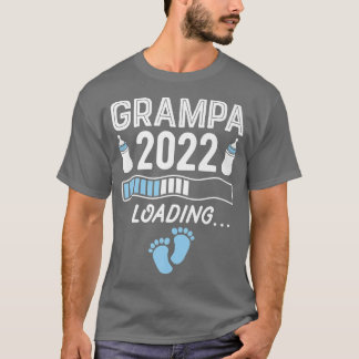 Mens Grandpa Grampa 2022 Ladung Großschwangerin T-Shirt