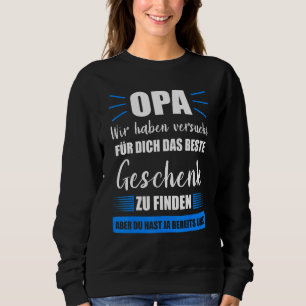Mens Grandpa Grandad Grandson Family Sweatshirt
