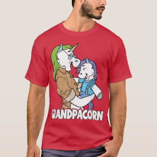 Mens Grandpacorn Großvater Opa Einhorn T-Shirt