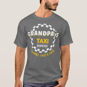 Mens Grandpas Taxi Chauffeur Auto fahren bringt un T-Shirt