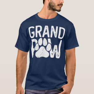 Mens Grandpaw Hund Großvater Vatertagsfamilie Gra T-Shirt