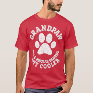 Mens Grandpaw Hund Lover Beste Grandpa Grand Paw P T-Shirt