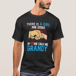 Mens Grandy Vathers Day aus Ehefrau und Tochter Si T-Shirt