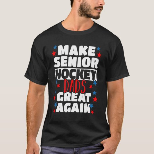Mens Great Senior Hockey Dad Field Hockey Player I T-Shirt (Vorderseite)