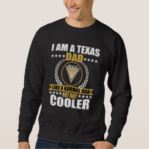 Mens Great Texas Vater Sprichwort Texan Design Usa Sweatshirt