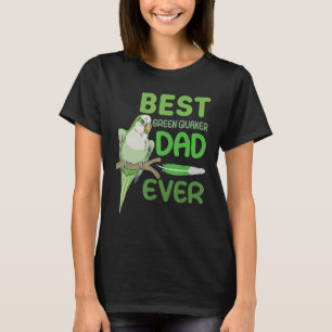 Mens Green Quaker Vater Mönch Parakeet Beste grüne T-Shirt