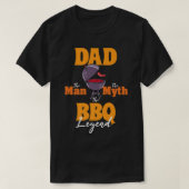 Mens GRILLEN Smoker Vater Grillgrill Meistervater T-Shirt (Design vorne)