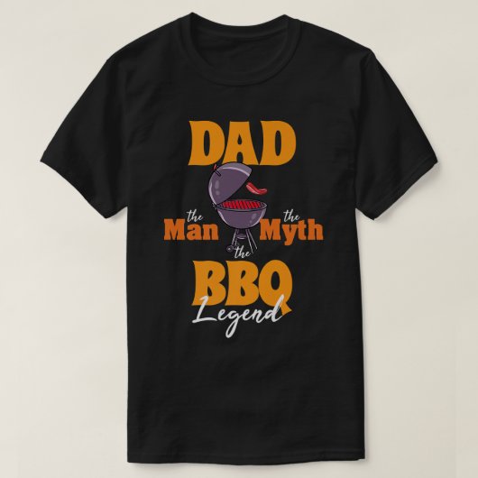 Mens GRILLEN Smoker Vater Grillgrill Meistervater T-Shirt (Design vorne)