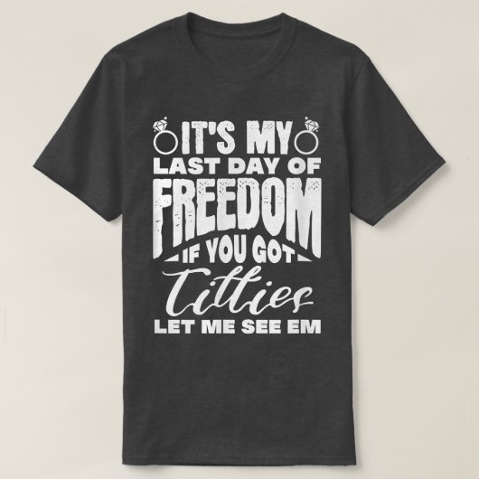 Mens Groom Bachelor Party Hochzeit T-Shirt (Design vorne)