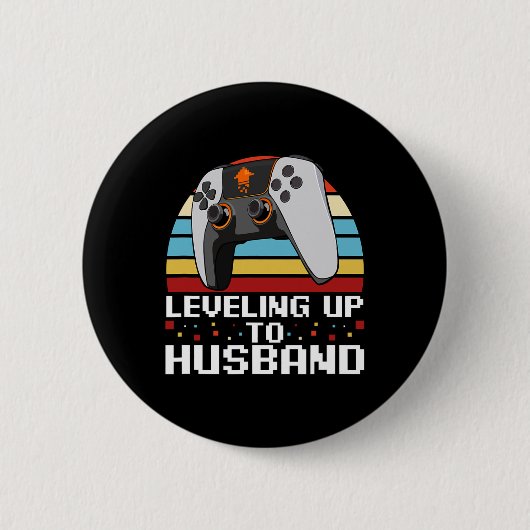 Mens Groom Hen Night Hen Party Button (Vorderseite)
