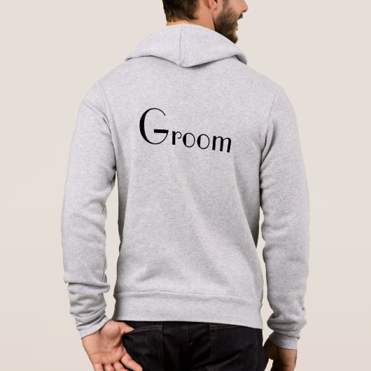 Mens Groom Hoodie (Rückseite)