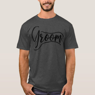 Mens Groom Niedliche Verlobung Hochzeitsfeier Matc T-Shirt