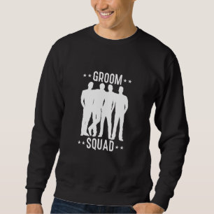 Mens Groom Squad Trauzeugen Team Gruppe Party 2 Sweatshirt