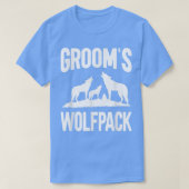 Mens Groom Squad Wolfpack  T-Shirt (Design vorne)