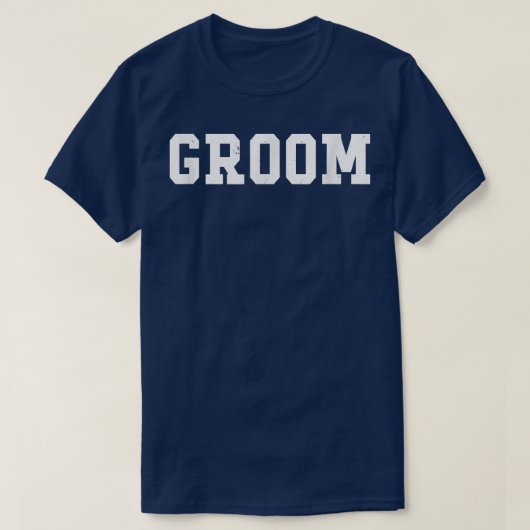 Mens Groom T-Shirt (Design vorne)
