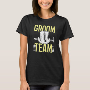 Mens Groom Team Trauzeuge Stag Party Bachelor Teil T-Shirt