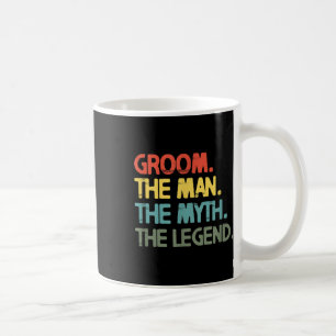 Mens Groom Wedding Bachelor Party Retro Vintag Kaffeetasse