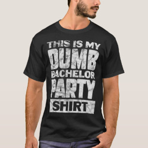Mens Groom Wedding Das ist meine dumme Bachelor Pa T-Shirt