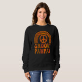 Mens Groovy Pawpaw 70s Aesthetic Nostalgia 1970's Sweatshirt (Vorne ganz)