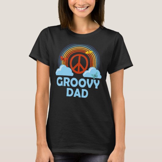 Mens Groovy Vater 1 T-Shirt (Vorderseite)